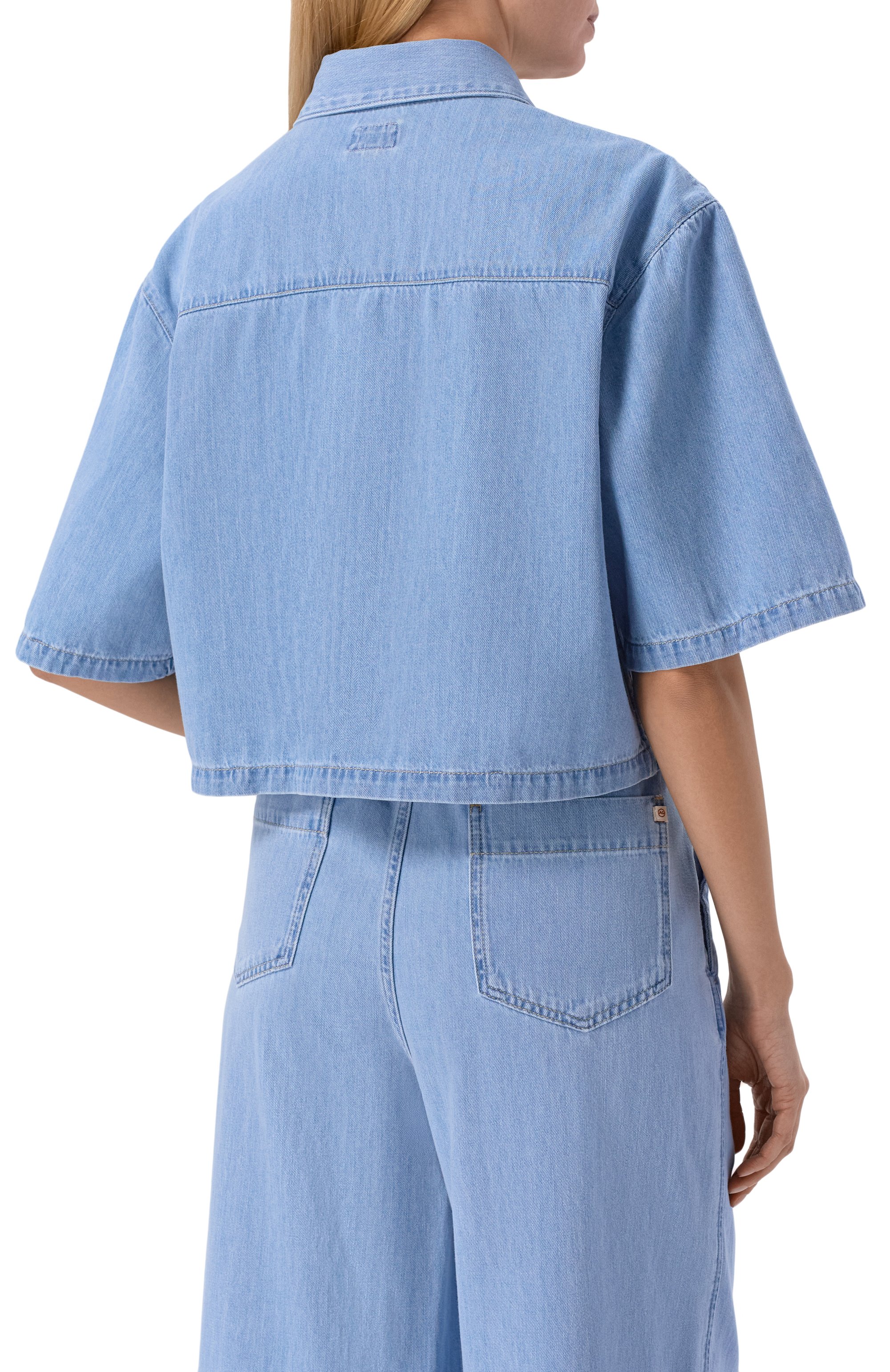 Джинсовая рубашка kodiak AG ADRIANO GOLDSCHMIED, арт. W0210-188/K0DIAK-B0XY SHIRT, фото 4