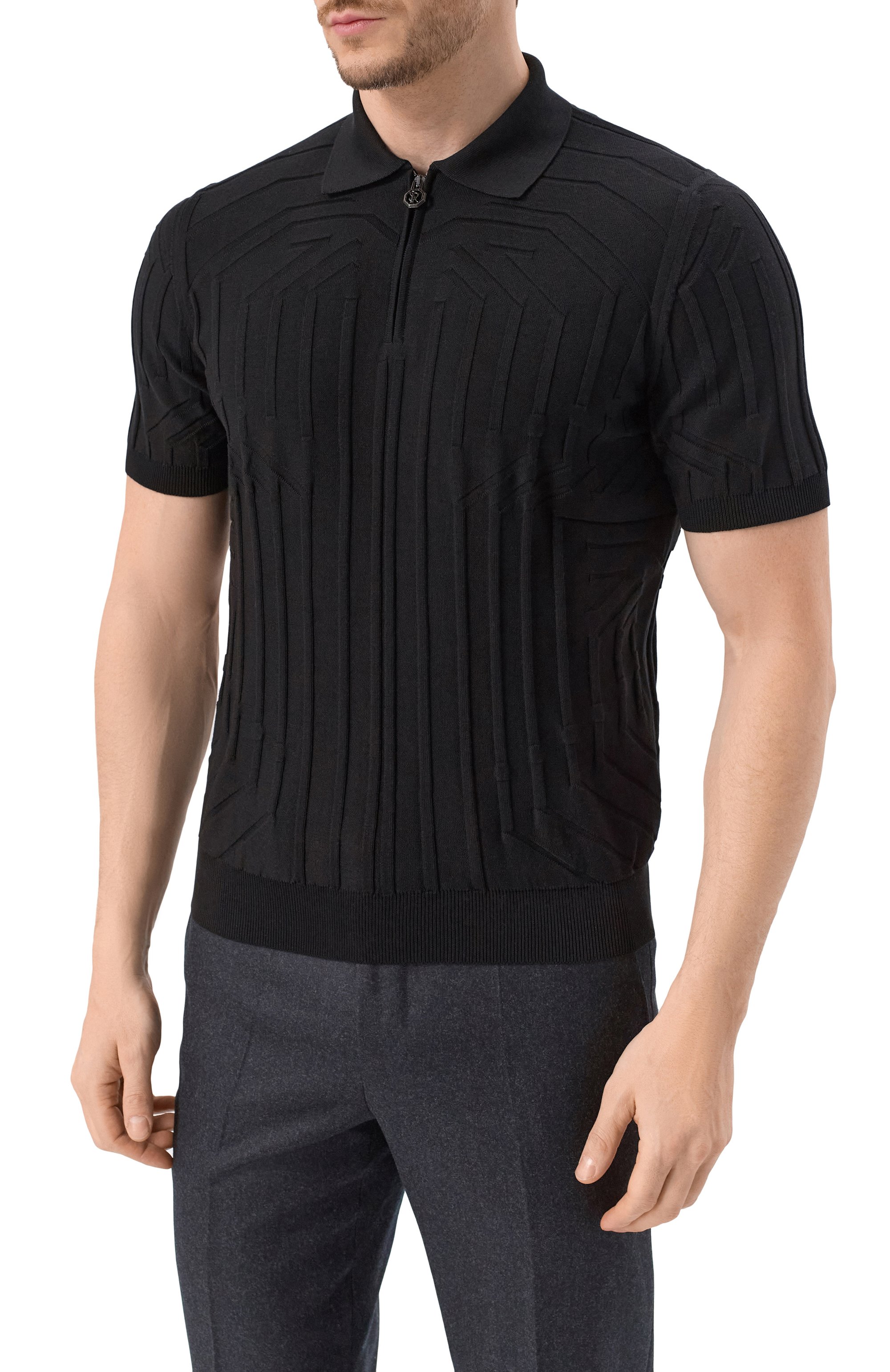 Поло из хлопка и шелка STEFANO RICCI, арт. K818089P31/F25171, фото 3