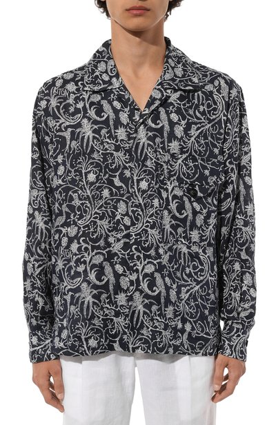 Льняная рубашка KITON, арт. UMC030H08902, фото 3