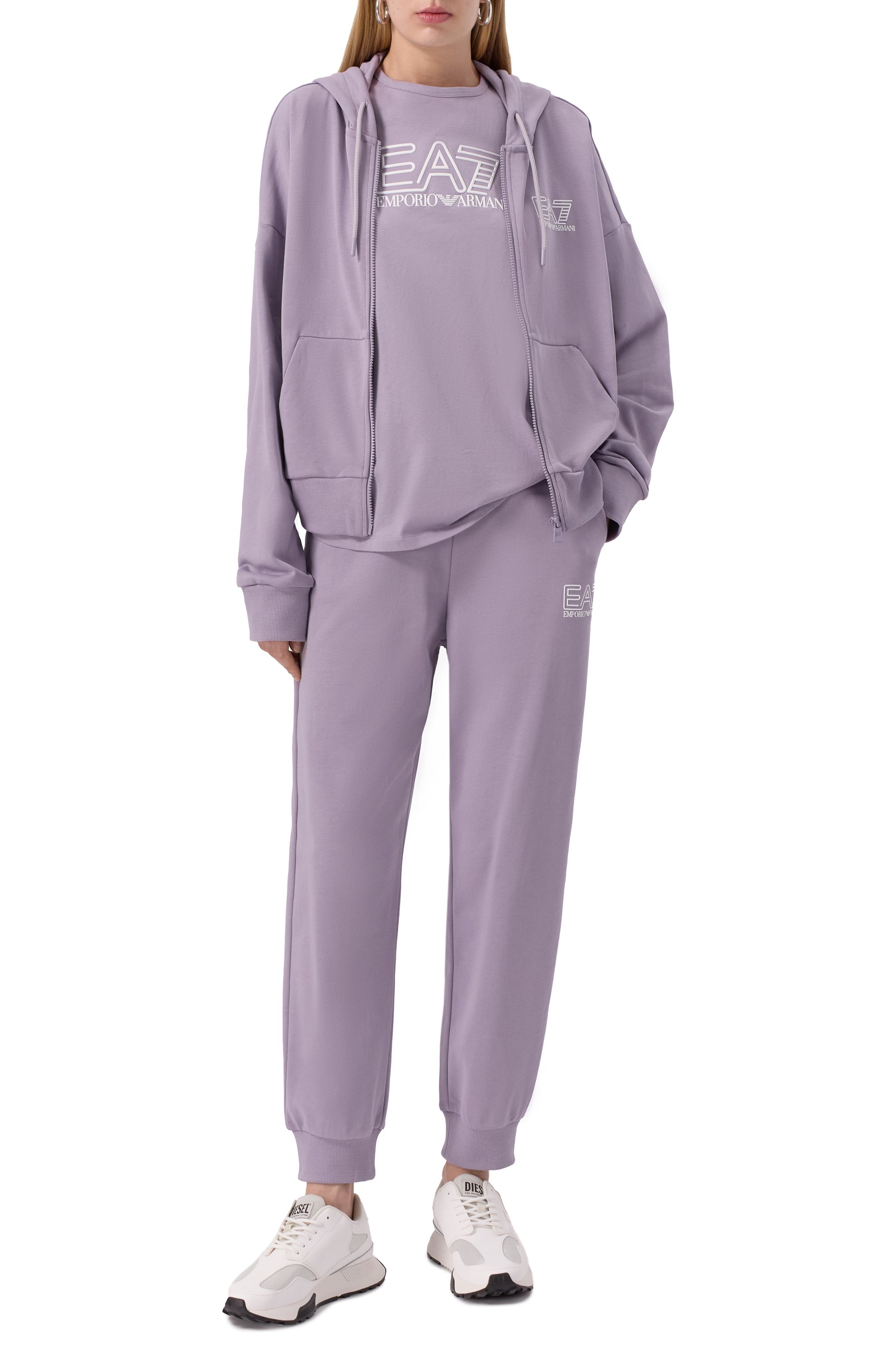 Хлопковая футболка EA7, арт. 7W000098/AF12503, фото 2