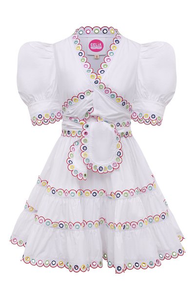 Женское хлопковое платье CELIAB, арт. RS22-CB-D09 A WHITE