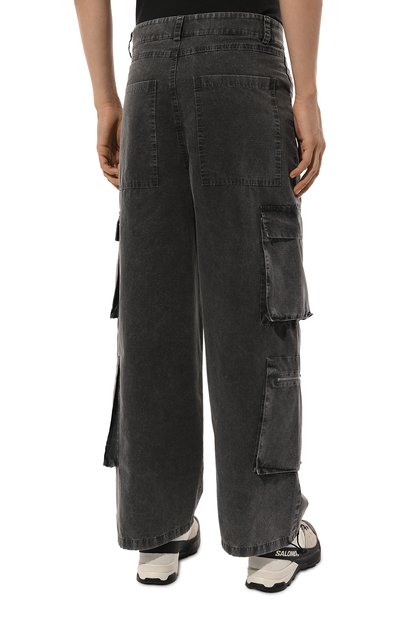 Хлопковые брюки-карго DIEGO VENTURINO, арт. D3W4PNTCRGRIPBASIC, фото 4