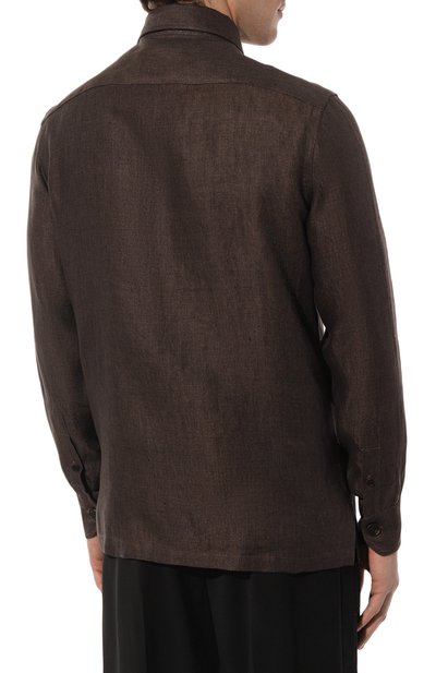 Льняная рубашка FIORONI, арт. MCV22502G1, фото 4