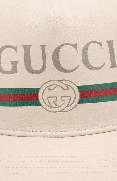 Кожаная кепка с логотипом бренда GUCCI, арт. 426887/4HD93, фото 3