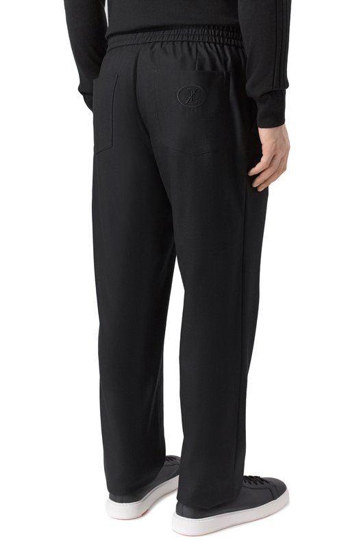 Шерстяные брюки Zilli CP201CM0201VLXS00 Чёрный  CP201CM0201VLXS00 Фото 4