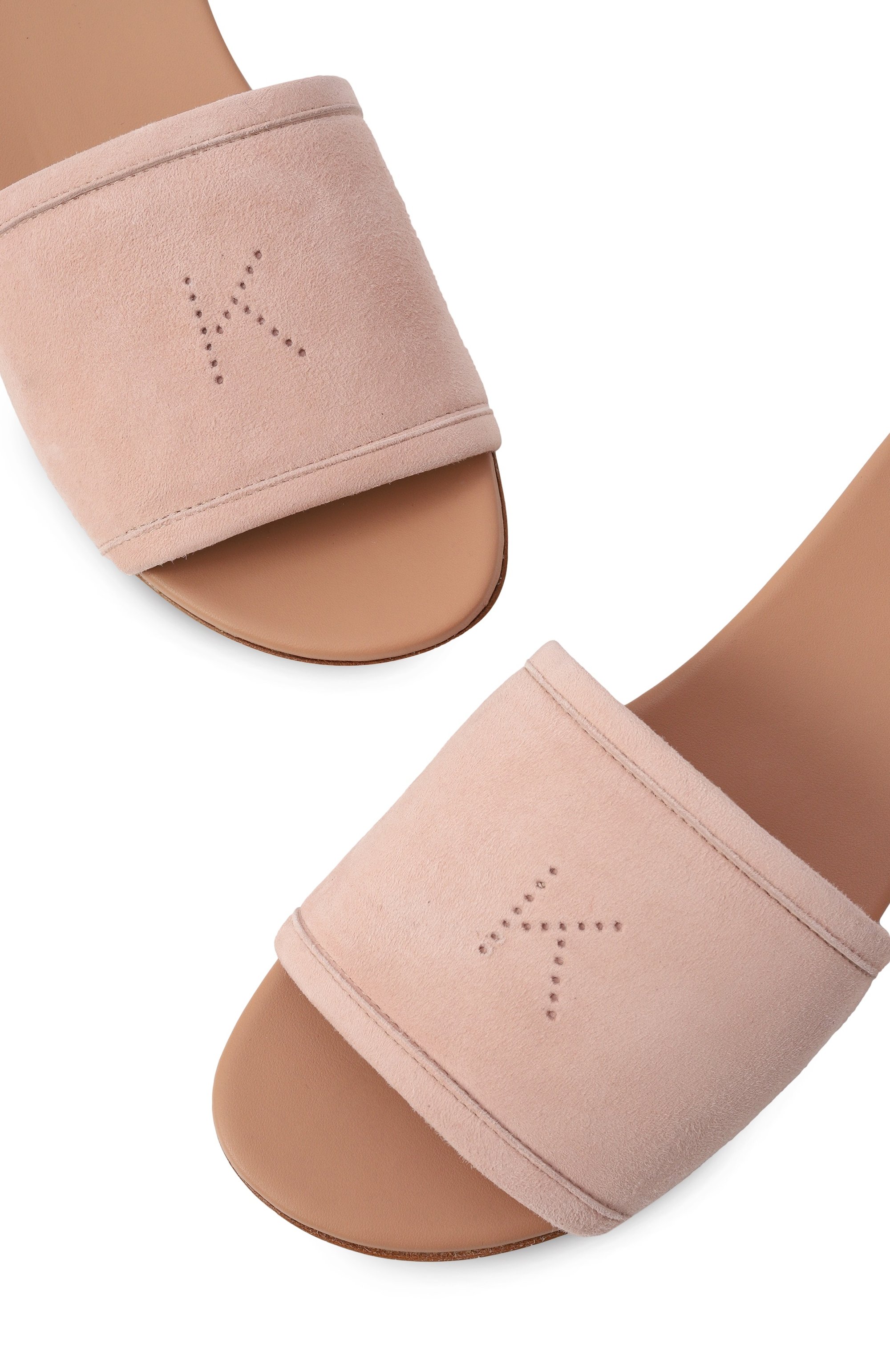 Замшевые шлепанцы KITON, арт. D57809N0100816, фото 7