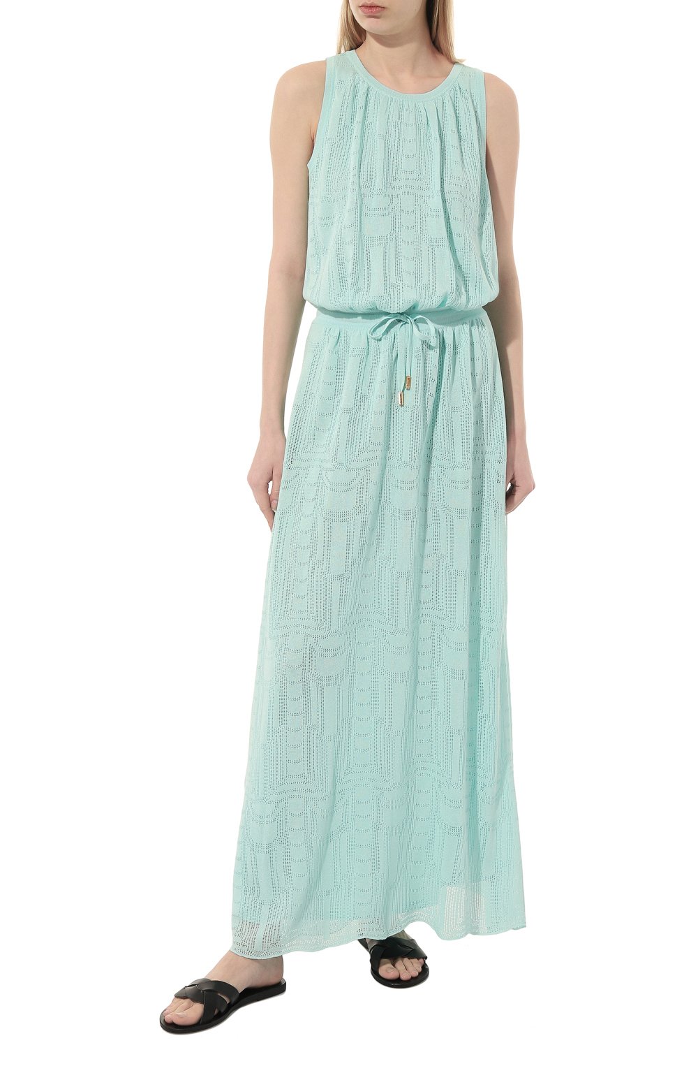 Платье из вискозы FREEAGE светло-зеленого цвета по цене 59950 руб., арт. S23.DR062.7000.502, фото 3 Платье из вискозы FREEAGE, арт. S23.DR062.7000.502, фото 3