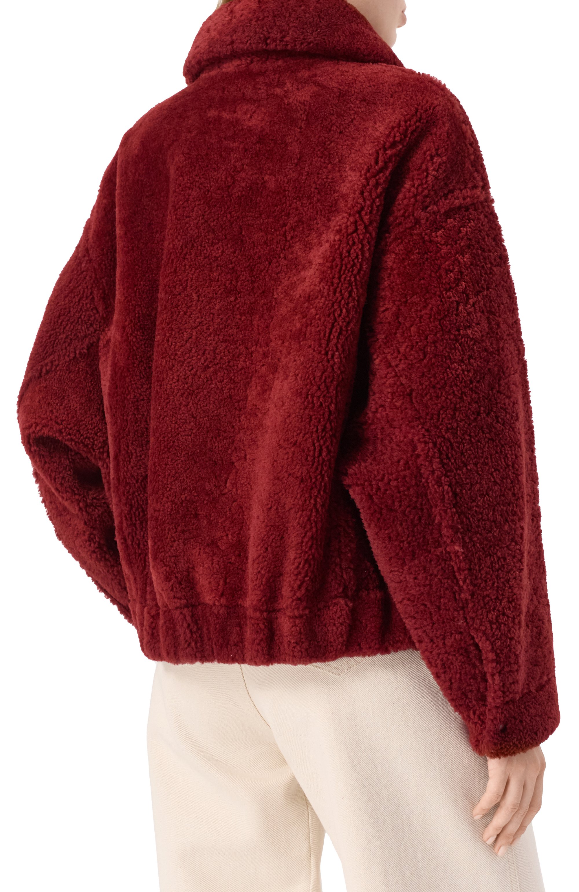 Бомбер из овчины BRUNELLO CUCINELLI, арт. MPMMI7834, фото 4