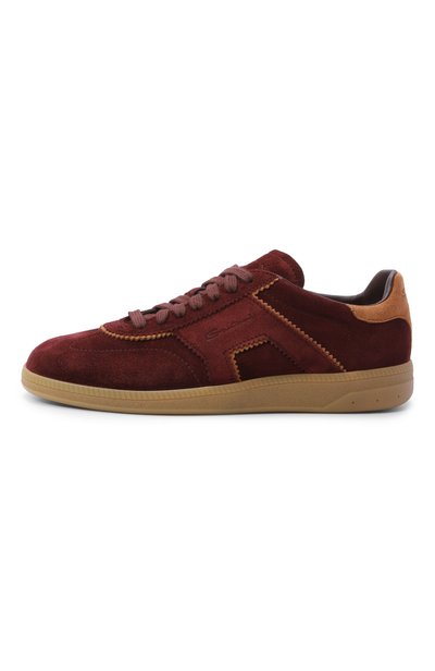 Замшевые кеды olympic SANTONI бордового цвета по цене 97550 руб., арт. WBPG61463FARTUBY, фото 4 Замшевые кеды olympic SANTONI, арт. WBPG61463FARTUBY, фото 4