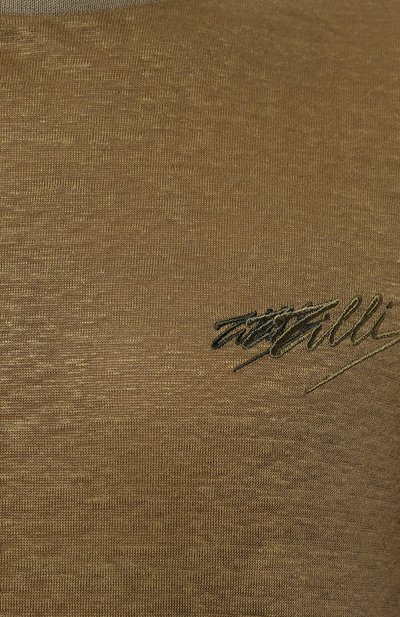 Льняная футболка ZILLI, арт. TSR02AM0800VZLF65M, фото 5