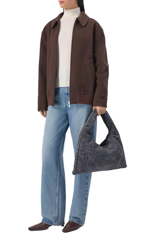 Сумка Hop small Bottega Veneta 796262/V1QE3 Серый  796262/V1QE3 Фото 7