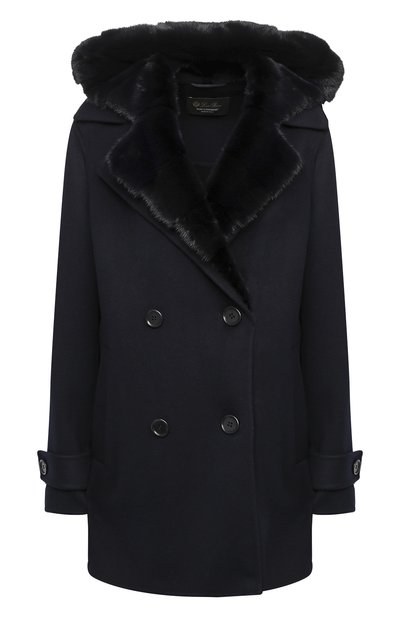 Кашемировое пальто с мехом норки LORO PIANA, арт. FAL2213, фото 1