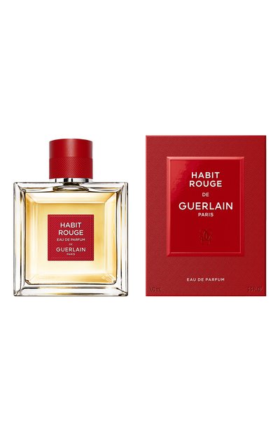 Парфюмерная вода habit rouge (100ml) GUERLAIN бесцветного цвета по цене 14770 руб., арт. G030484, фото 2 Парфюмерная вода habit rouge (100ml) GUERLAIN, арт. G030484, фото 2
