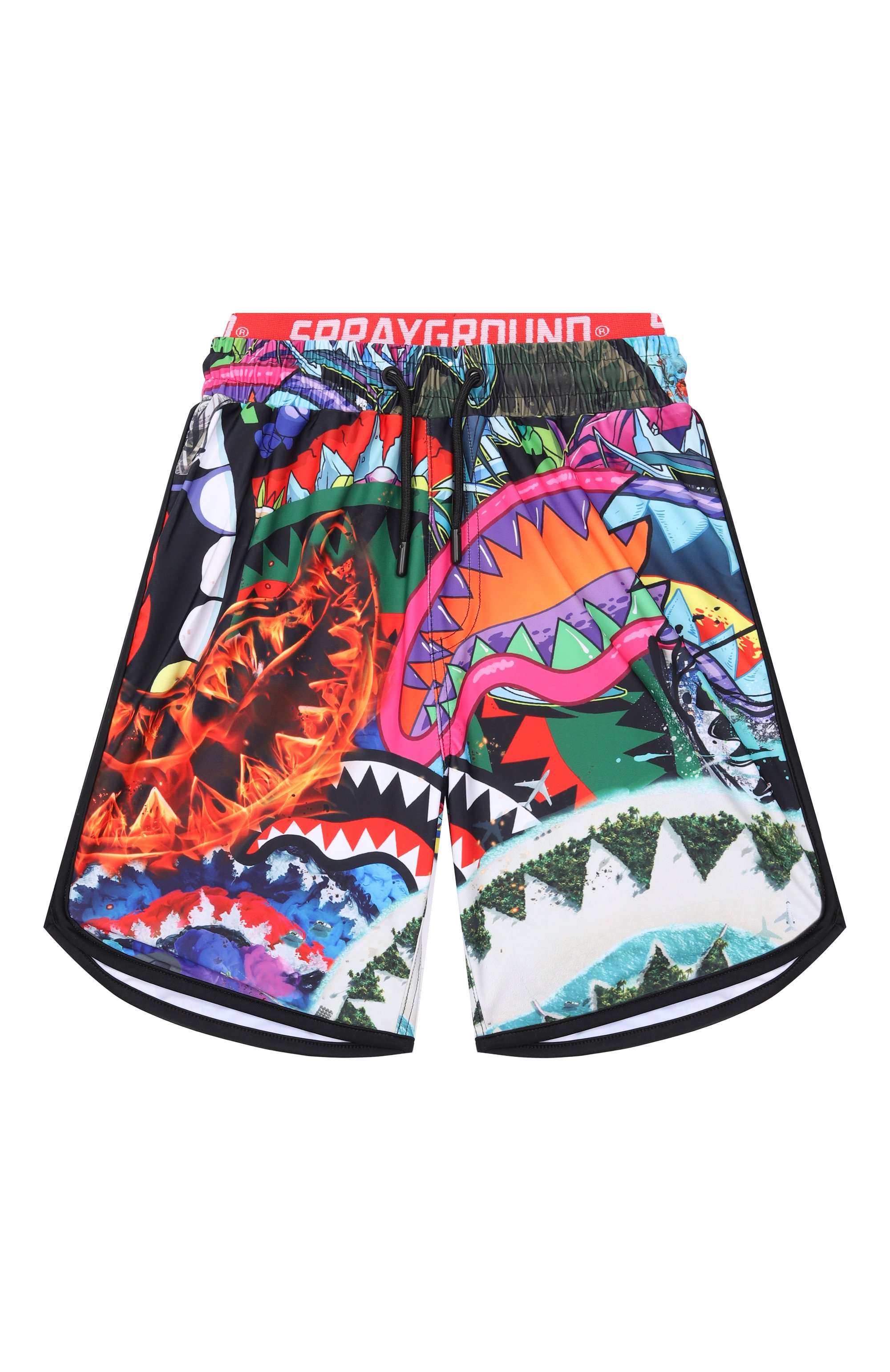 Плавки-шорты SPRAYGROUND, арт. SPY1315BLK/ALL THE SHARKS MIDI, фото 1