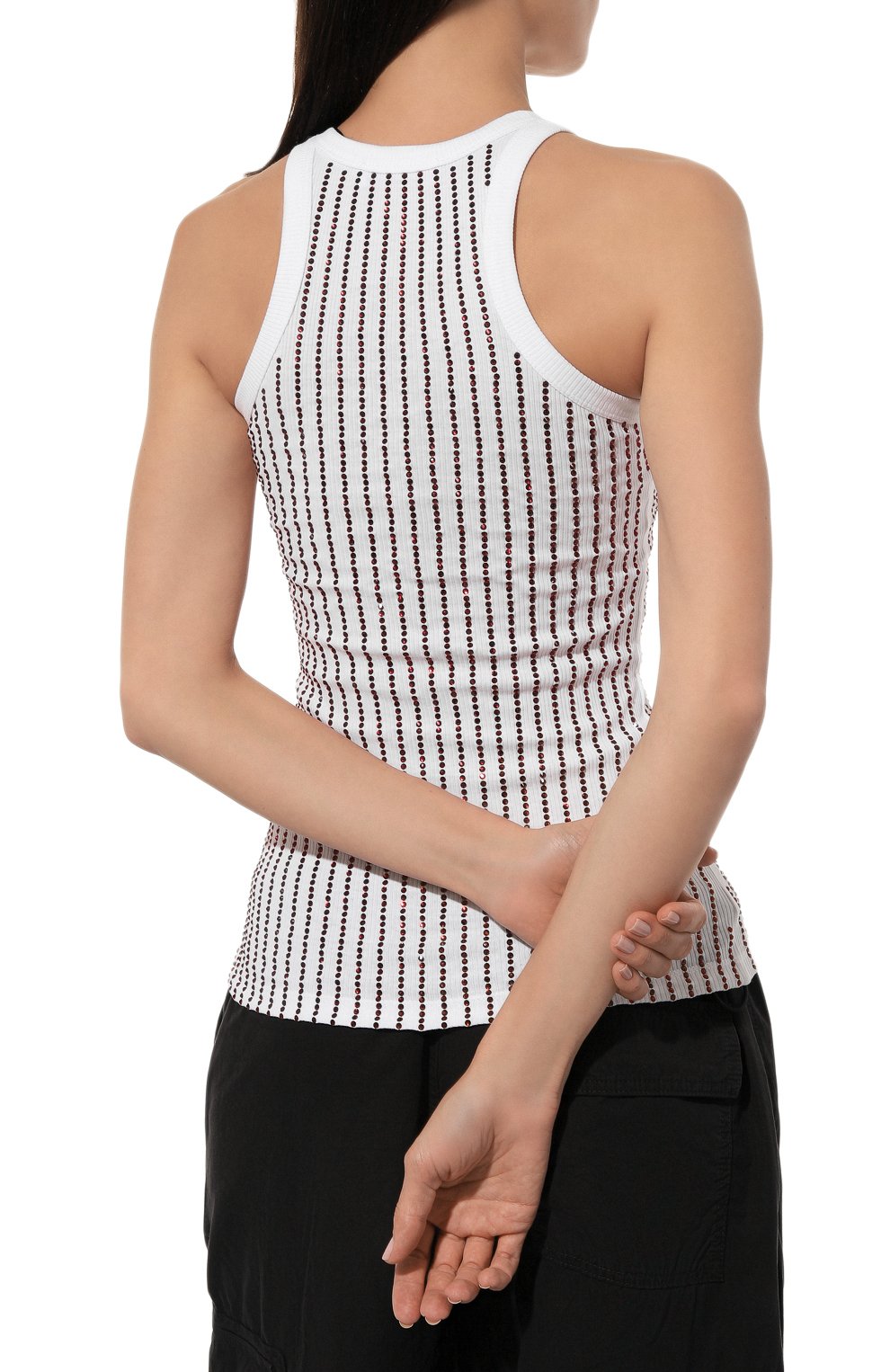 Хлопковый топ THE ATTICO, арт. 247WCT276, фото 4