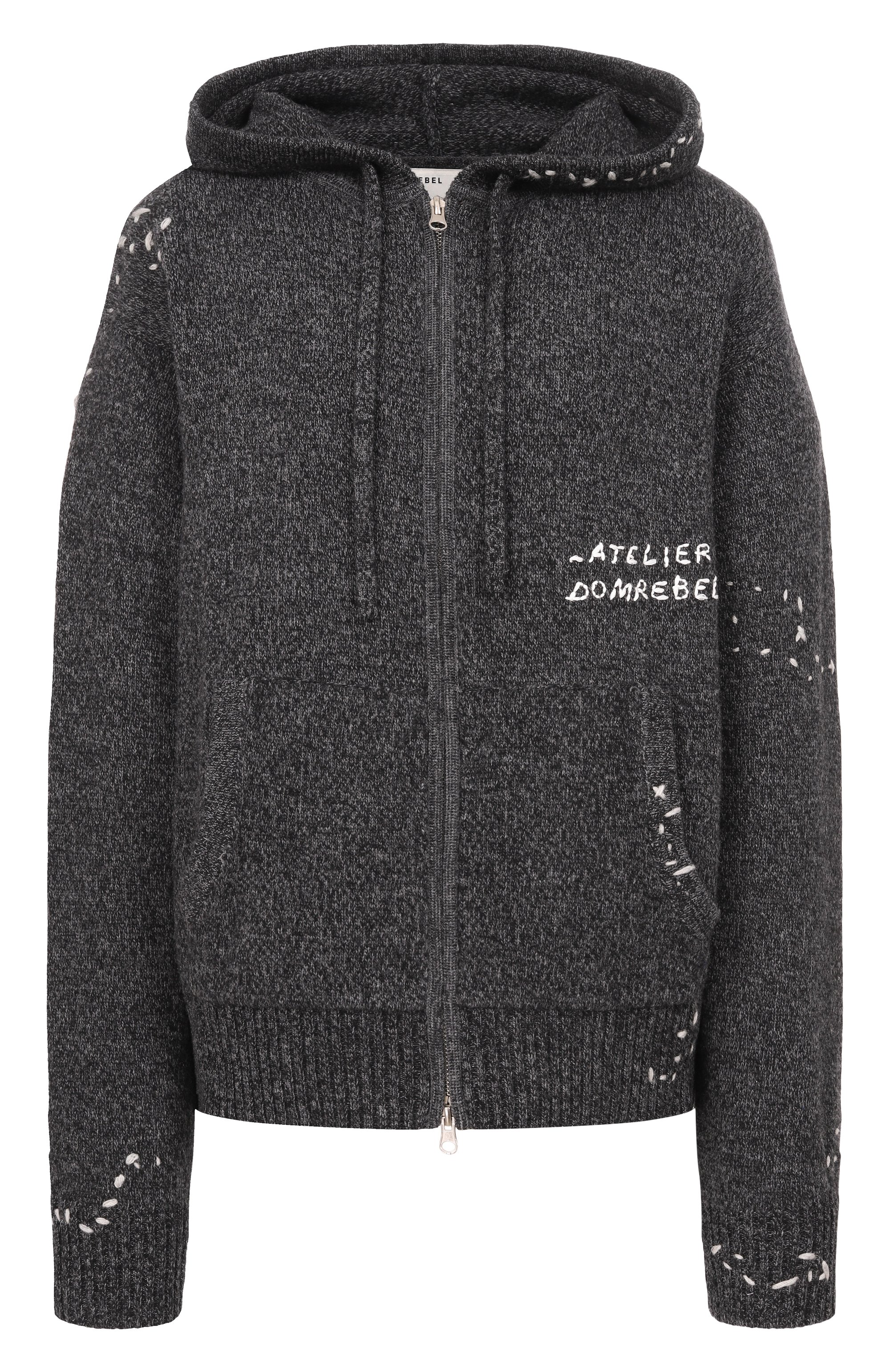 Кардиган DOMREBEL, арт. RENEGADE/KNIT ZIP H00DIE, фото 1