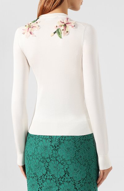Шелковый пуловер DOLCE & GABBANA, арт. FX151Z/JASHE, фото 4