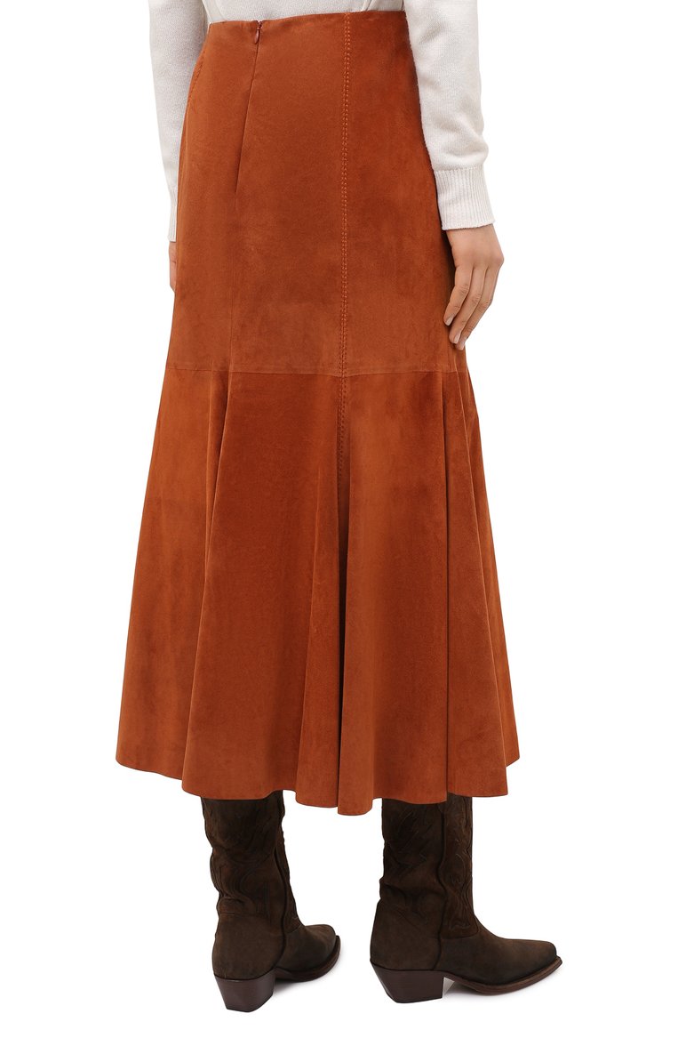 Замшевая юбка GABRIELA HEARST, арт. 120318 L009, фото 4