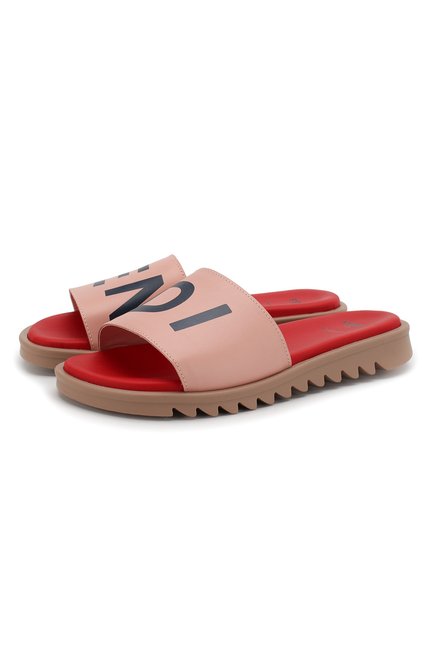 Кожаные шлепанцы FENDI, арт. JMR263/A15A
