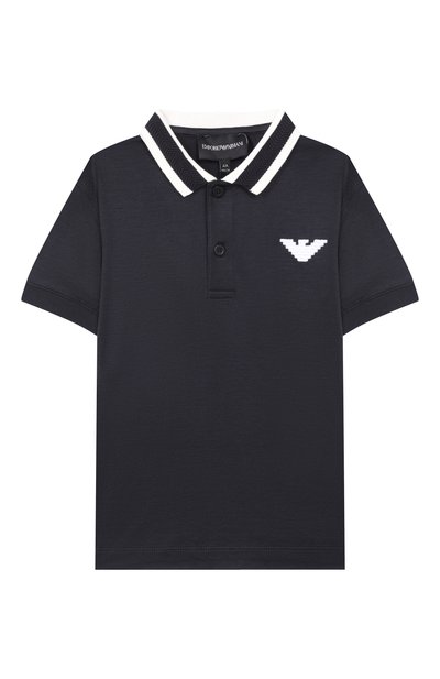 Поло из лиоцелла и хлопка EMPORIO ARMANI, арт. EB000910/AF10127