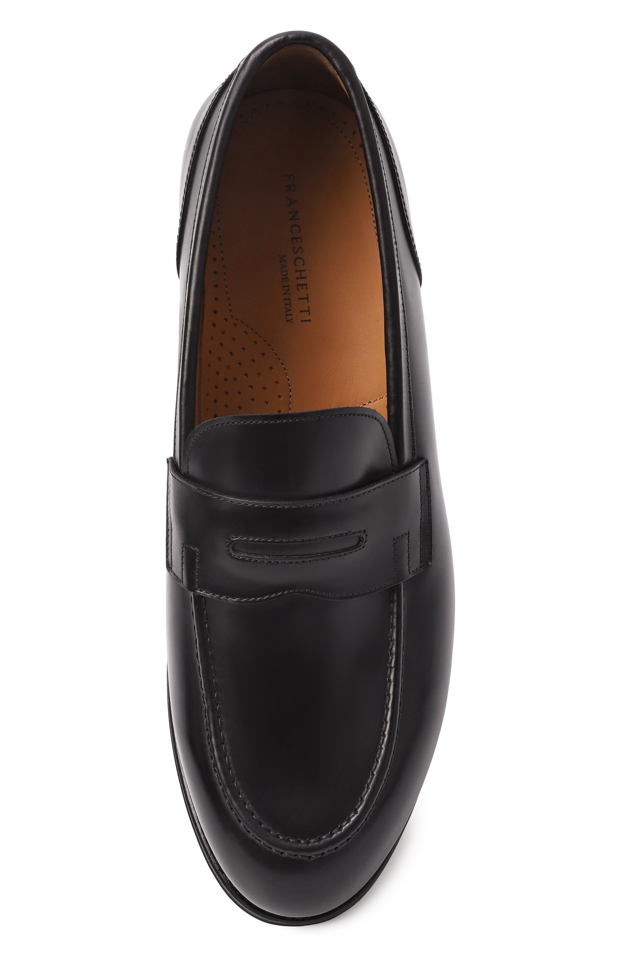 Кожаные пенни-лоферы FRANCESCHETTI, арт. 2366004/CRIMP TINT0, фото 5