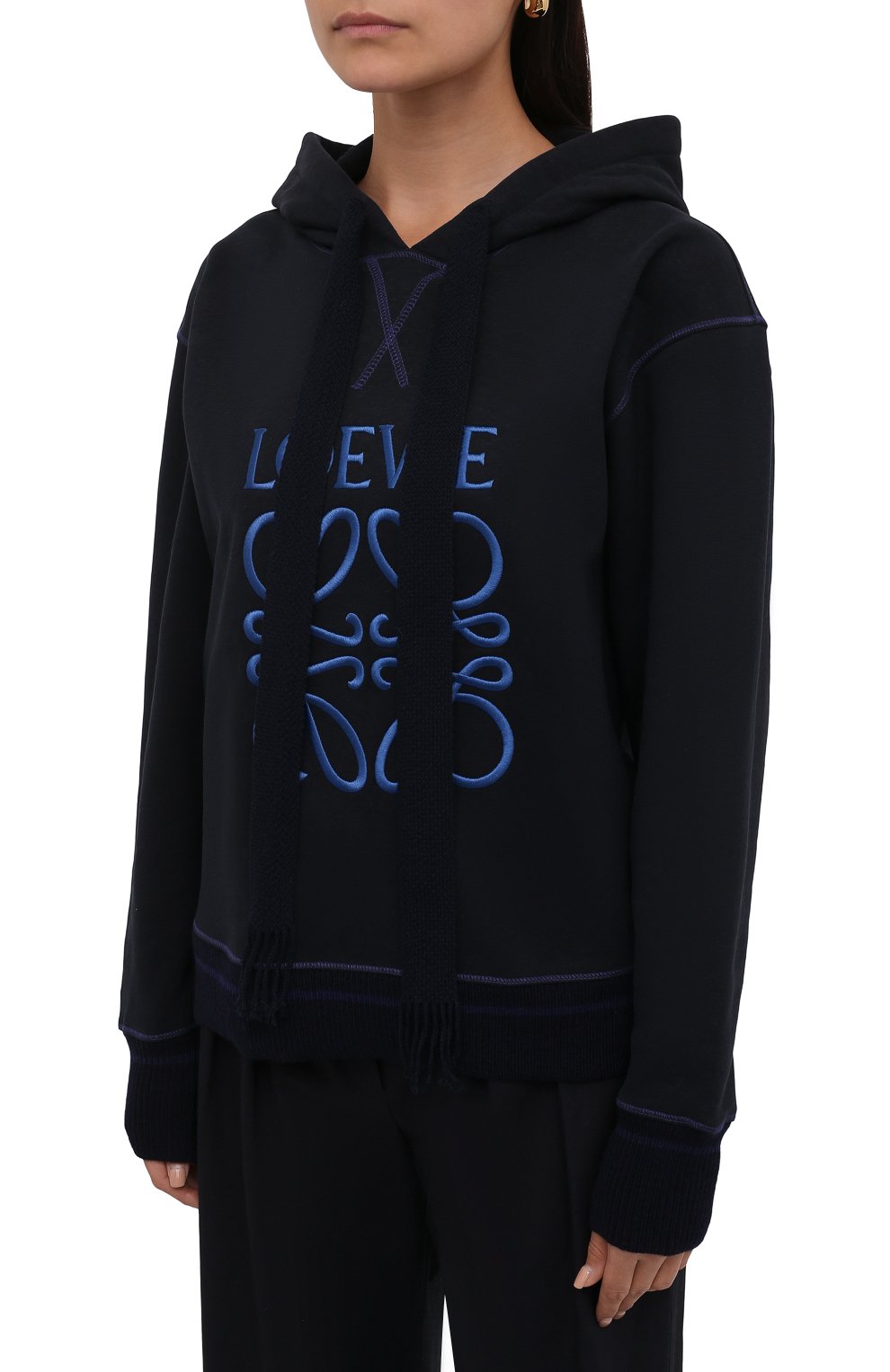 Хлопковое худи LOEWE, арт. S359341XAQ, фото 3