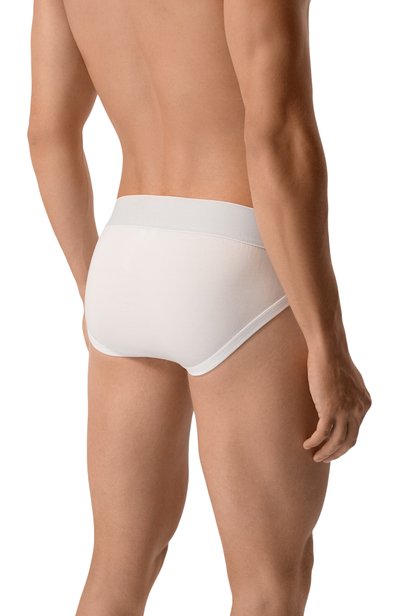 Хлопковые брифы DOLCE & GABBANA белого цвета по цене 10900 руб., арт. M3F31J/0NP20, фото 3 Хлопковые брифы DOLCE & GABBANA, арт. M3F31J/0NP20, фото 3