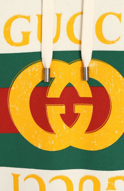 Хлопковое худи  GUCCI, арт. 454585/X5J57, фото 5