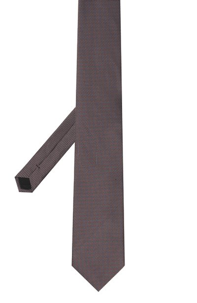 Шелковый галстук BROUBACK коричневого цвета по цене 6795 руб., арт. TIE 8CM/SS24, фото 3 Шелковый галстук BROUBACK, арт. TIE 8CM/SS24, фото 3