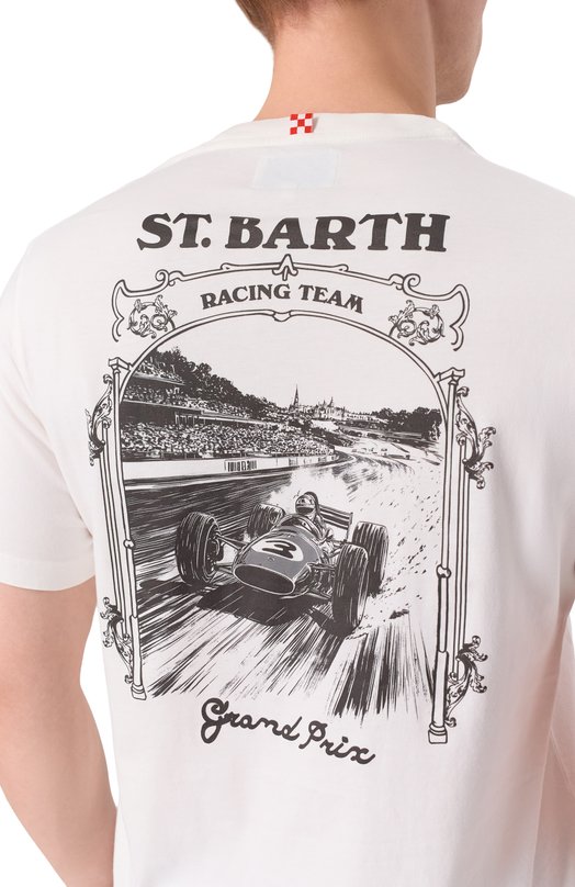 Хлопковая футболка MC2 Saint Barth ARN0001-02852I/ARN0TT Белый  ARN0001-02852I/ARN0TT Фото 5