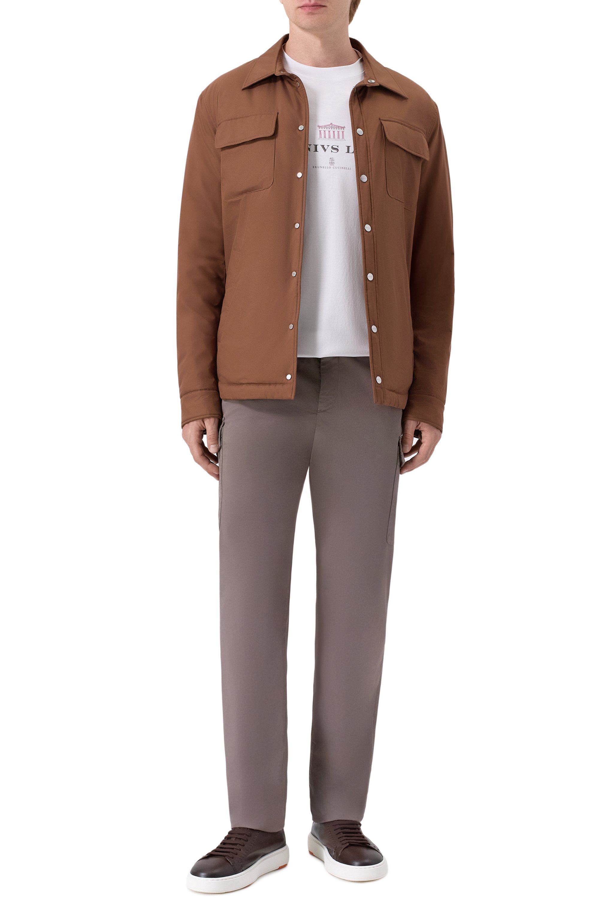 Хлопковые брюки-карго BRUNELLO CUCINELLI, арт. M289LE1890, фото 2