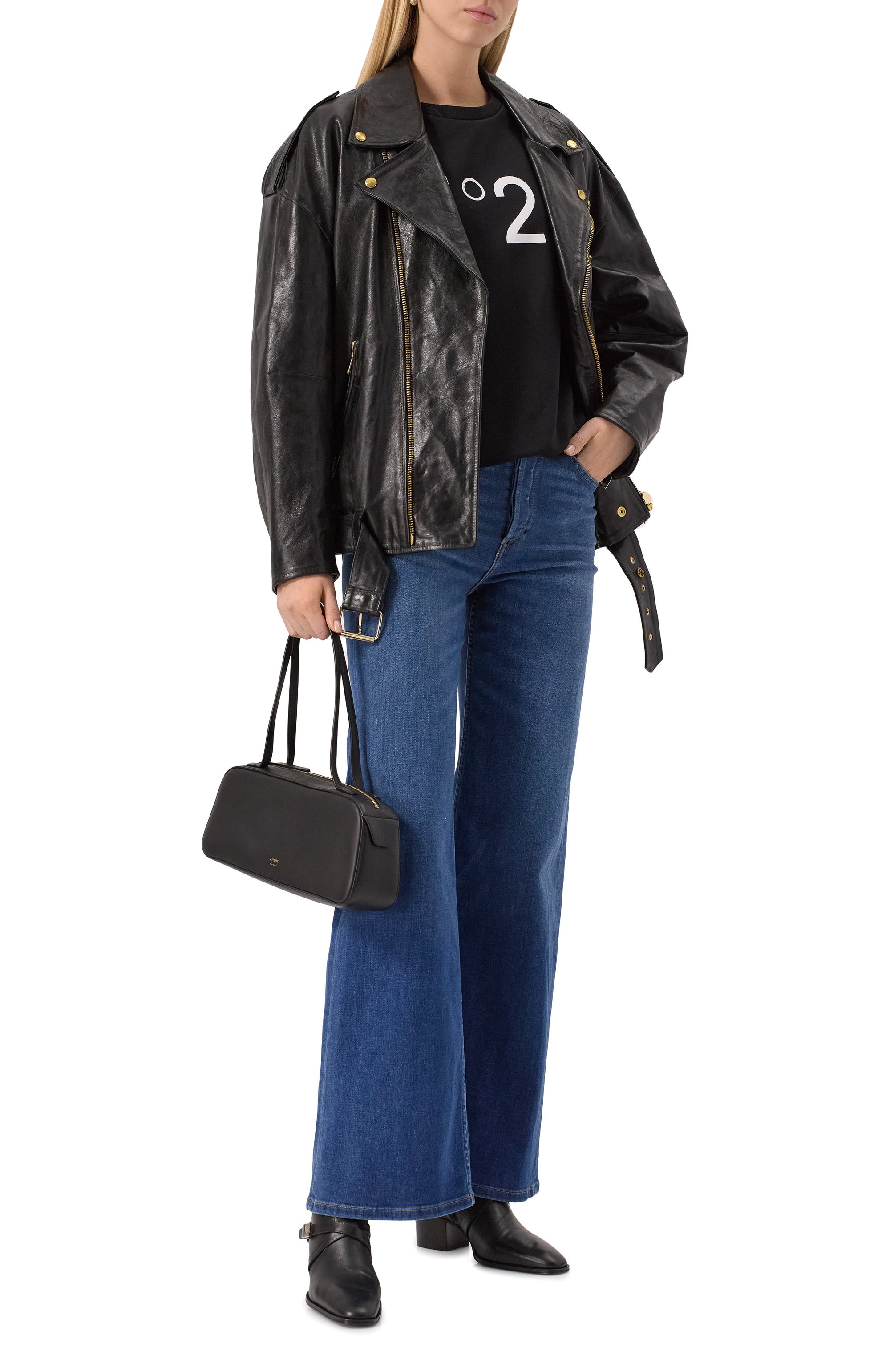 Кожаные ботильоны urban DSQUARED2, арт. ABW0213/18900001, фото 2