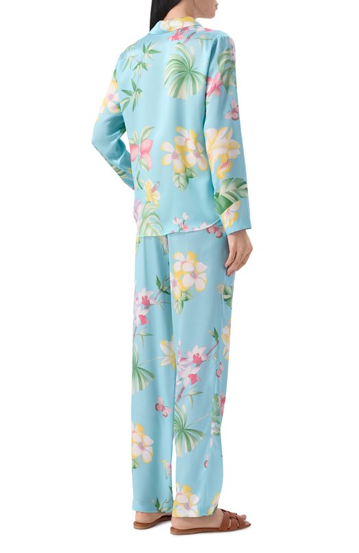 Шелковая пижама Eva B.Bitzer 16312471 Голубой  16312471 Фото 3