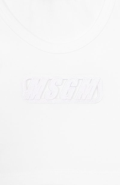 Хлопковый топ MSGM KIDS, арт. S5MSJGT0085, фото 3