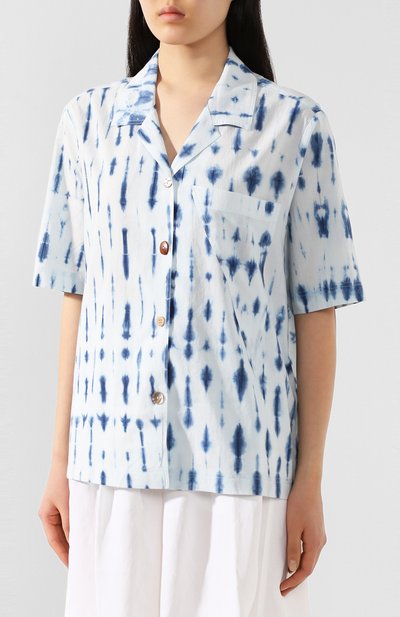 Хлопковая рубашка NANUSHKA, арт. TAI0_BI0 INDIG0_C0TT0N SHIRTING, фото 3