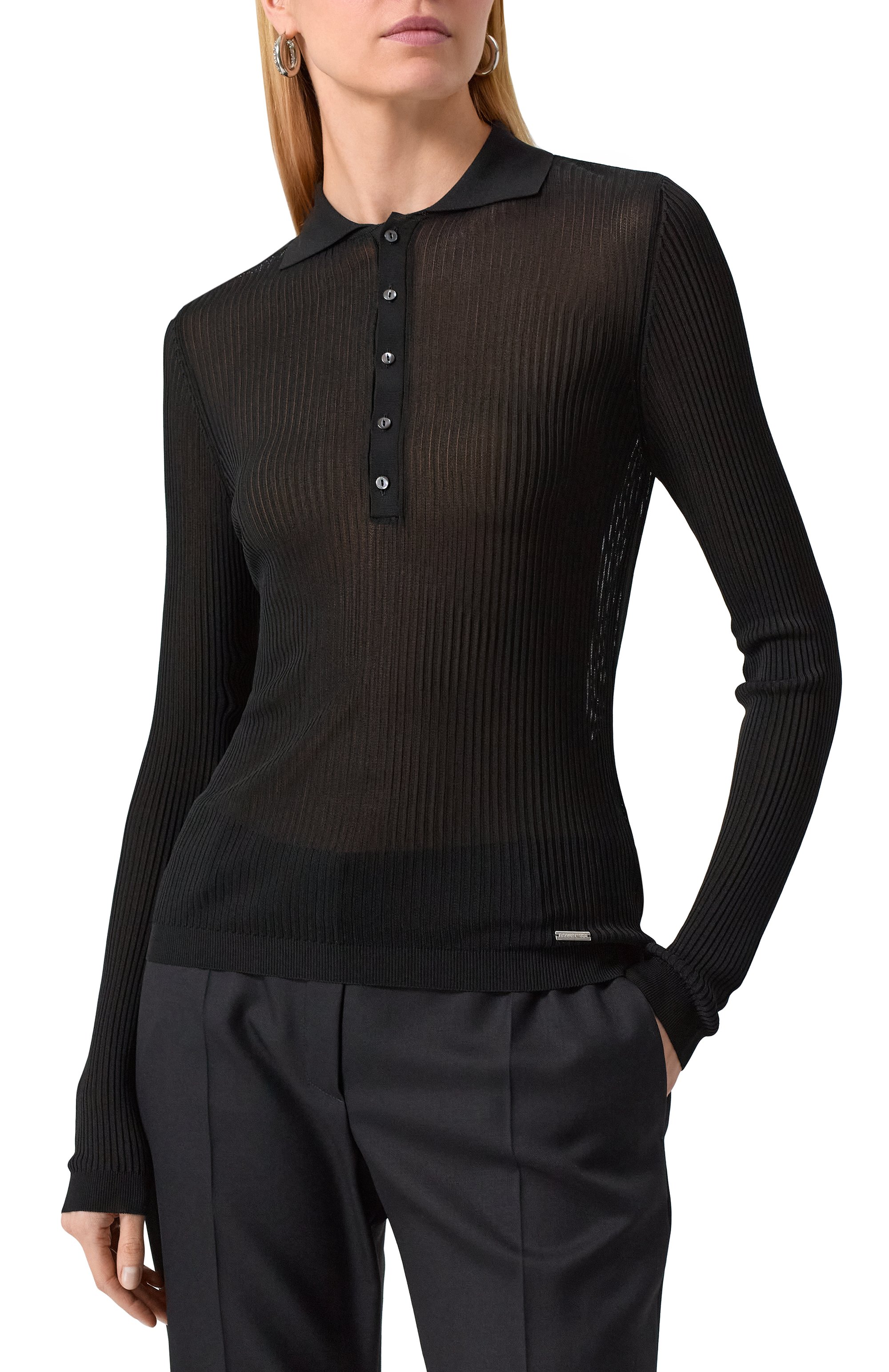 Поло из вискозы DSQUARED2, арт. S75HA1357/D13105, фото 3