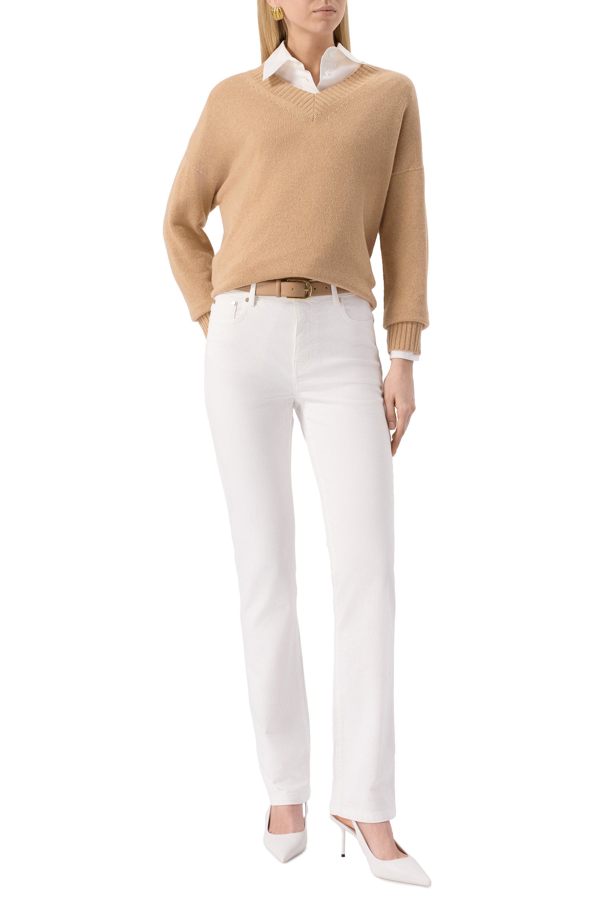 Пуловер из шерсти и вискозы WEEKEND MAX MARA, арт. MESTRE, фото 2