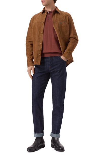 Хлопковое поло CANALI, арт. C0017/MK00145, фото 2