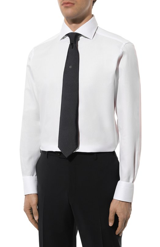 Хлопковая сорочка Zegna 701620A7/9MS0BA Белый  701620A7/9MS0BA Фото 3