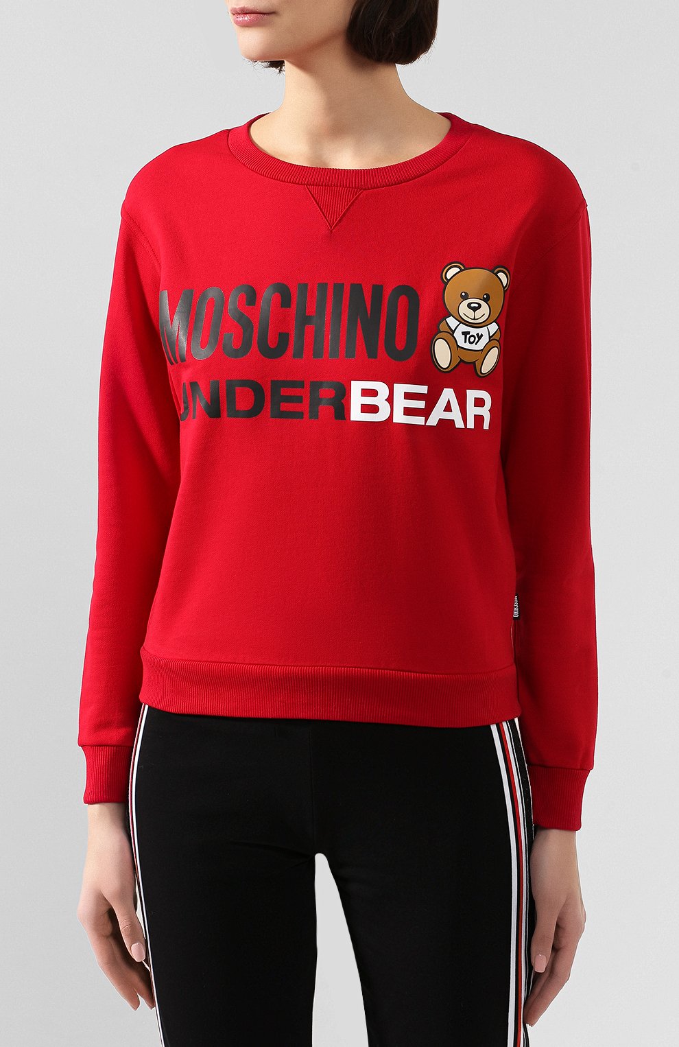 Хлопковый свитшот MOSCHINO, арт. A1709/9026, фото 3