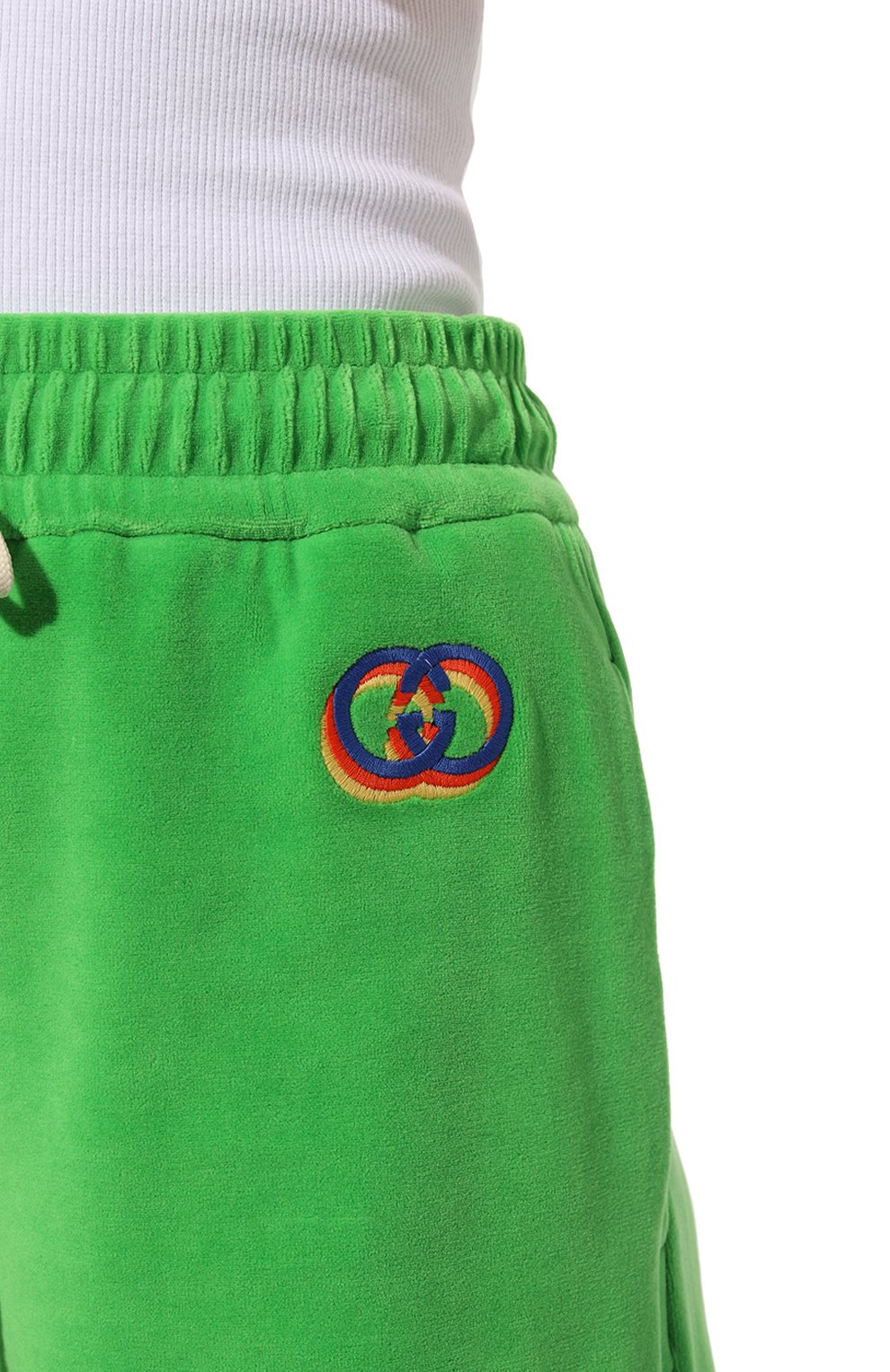 Хлопковые шорты GUCCI, арт. 650630 XJDCV, фото 5