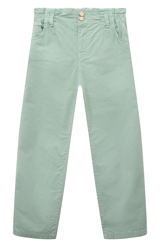 

Хлопковые брюки Trussardi junior, Зелёный