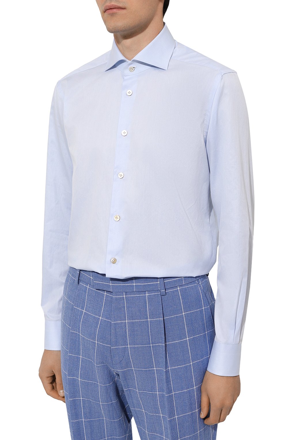 Хлопковая сорочка KITON, арт. UCCH08884, фото 4