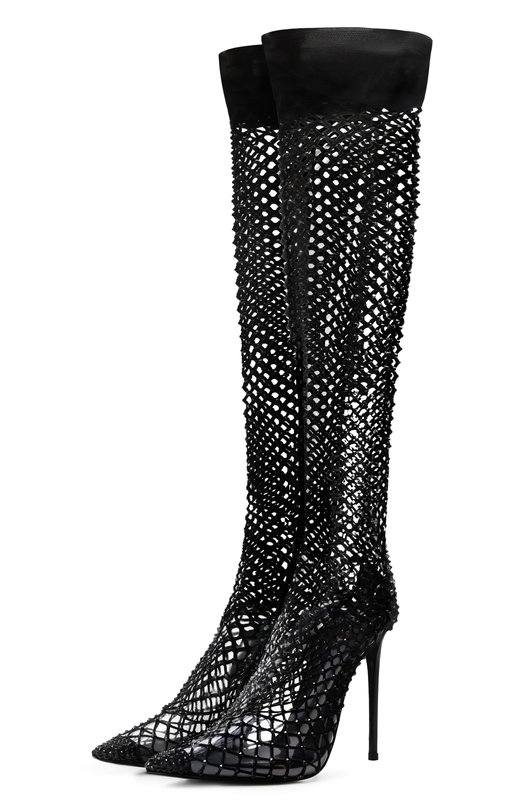 Текстильные ботфорты Gilda 120 Le Silla 2110R100R8PPCAY Чёрный 2110R100R8PPCAY