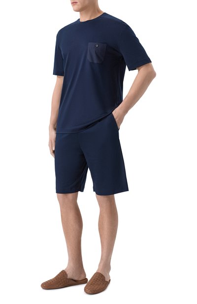 Мужская футболка из хлопка и виск озы ZIMMERLI, арт. 8520-21091