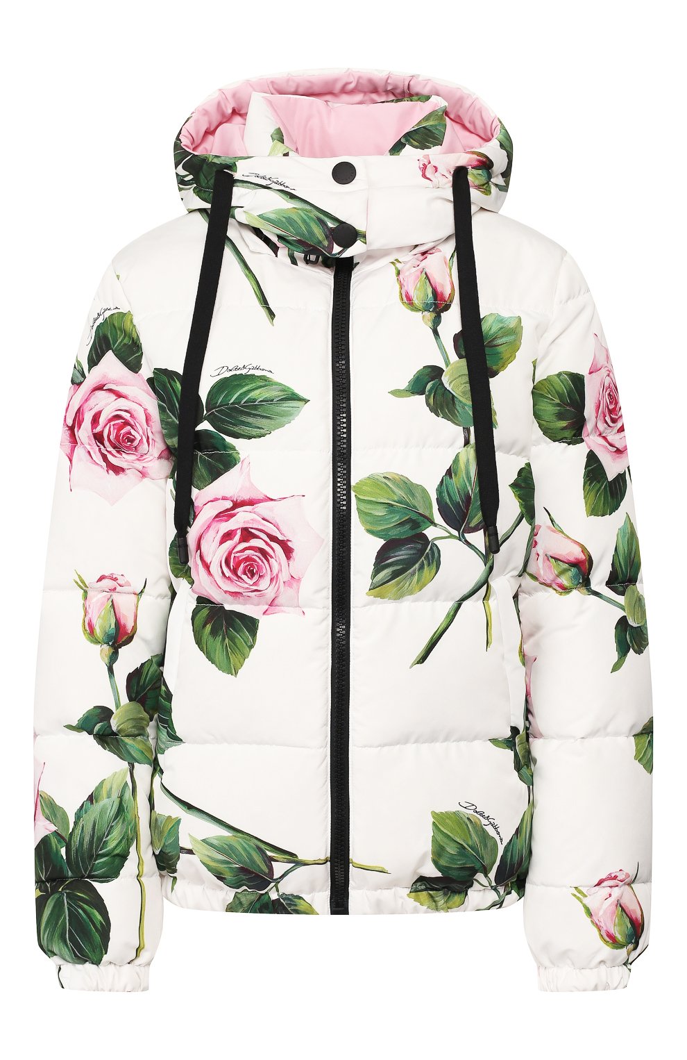 Пуховая куртка DOLCE & GABBANA белого цвета по цене 275000 руб., арт. F9G93T/G7VDP, фото 1 Пуховая куртка DOLCE & GABBANA, арт. F9G93T/G7VDP, фото 1