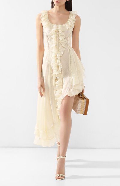 Шелковое платье ALEXANDER MCQUEEN, арт. 571730/Q1DBU, фото 2