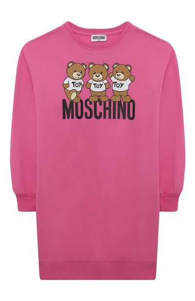 Хлопковое платье MOSCHINO, арт. HDV0DP/LCA40/10A-14A