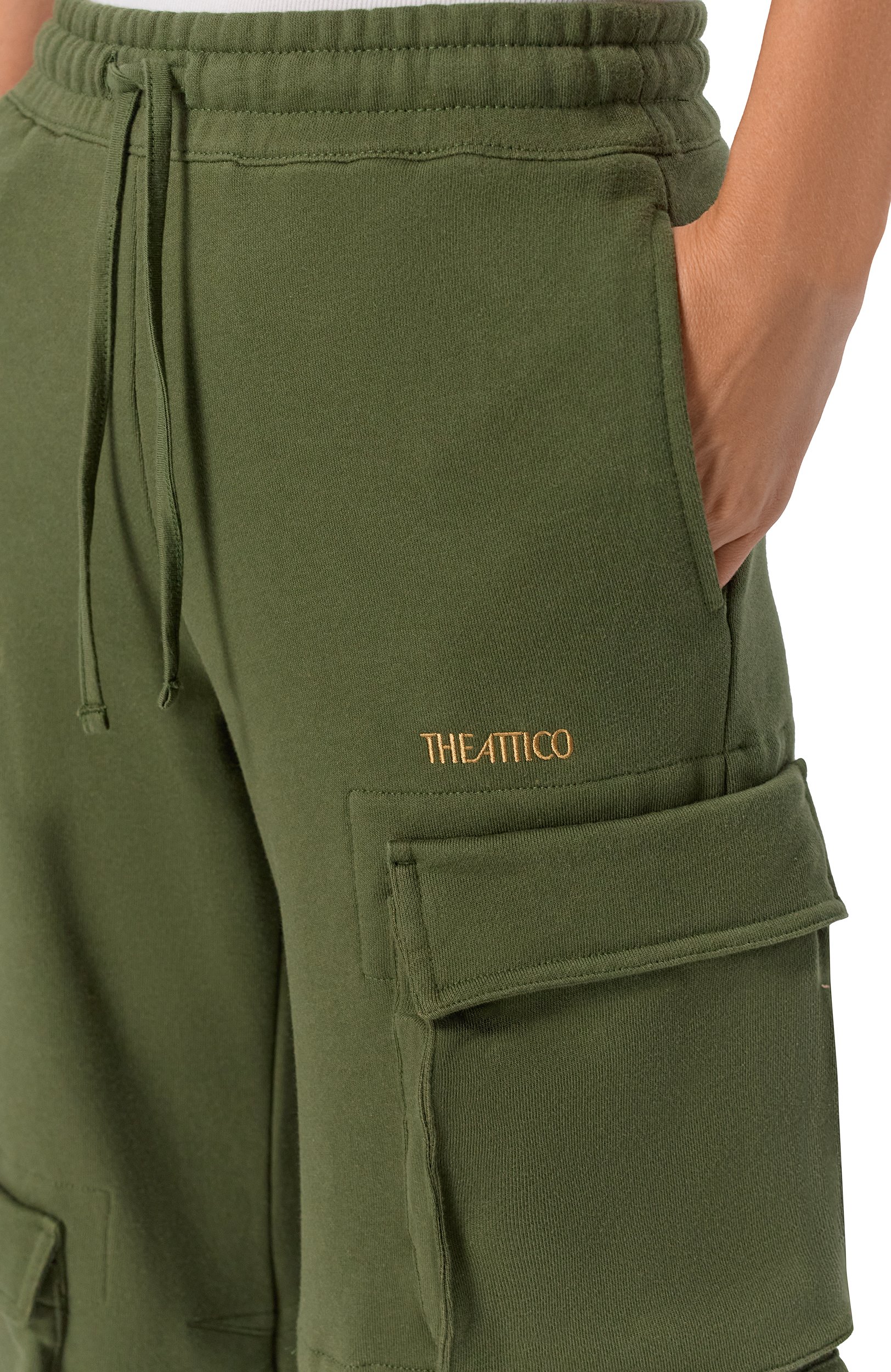Хлопковые брюки-карго THE ATTICO, арт. 261WCP00260/JJF007AA, фото 5