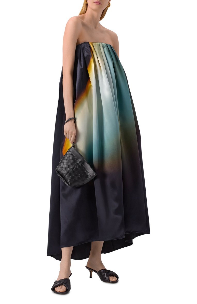 Женский клатч flip flap mini BOTTEGA VENETA черного цвета, арт. 805577/V3IV1 | Фото 7 (Материал: Натуральная кожа; Размер: mini; Женское Кросс-КТ: Клатч-клатчи; Автоматизация ТО: Проставлено; Автоматизация состава: Проставлено)